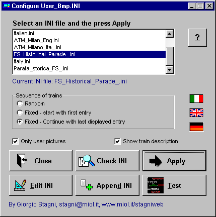 Screenshot UserSetup